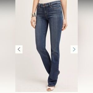 PAIGE Dark Blue Bootcut Jeans
